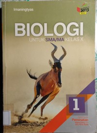 Image of Biologi : untuk sma/ma kelas x