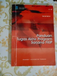 Image of Panduan Tugas Akhir Program Sarjana FKIP